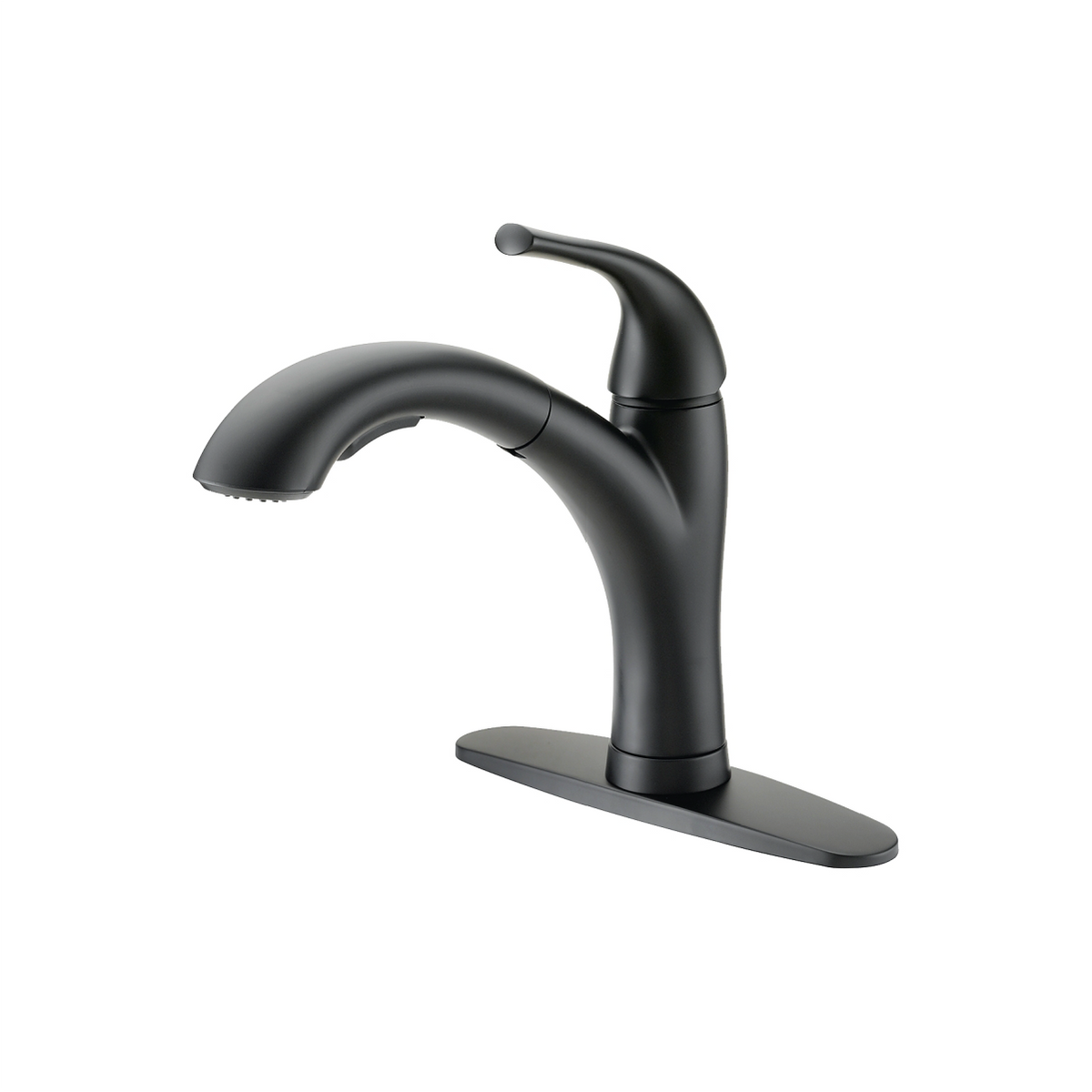BOSTON HARBOR PULL-OUT KITCHEN FAUCET-MATTE BLACK