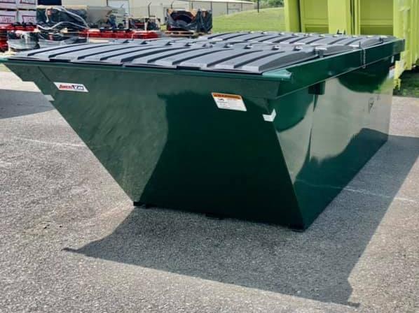 Rugged Steel Works AMERI-KAN 801 High Capacity Sloped Container