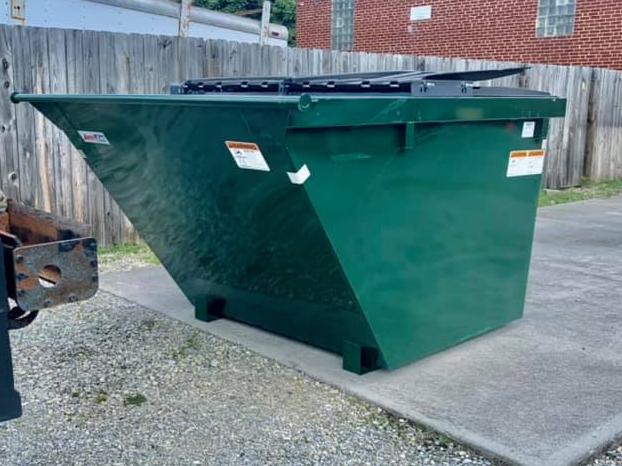 Rugged Steel Works AMERI-KAN 401 High Capacity Sloped Container
