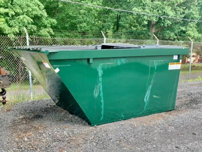 Rugged Steel Works AMERI-KAN 601 High Capacity Sloped Container
