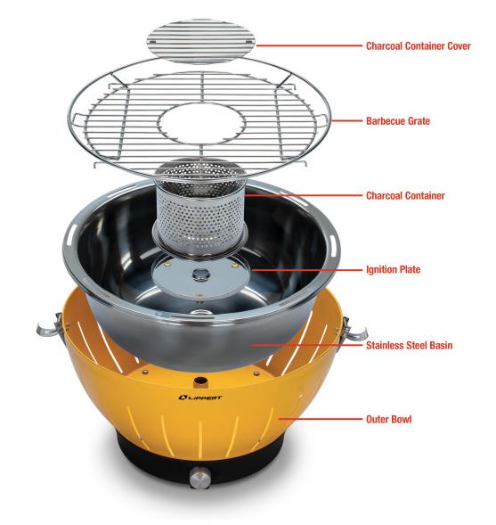 ODYSSEY PORTABLE GRILL-GREEN