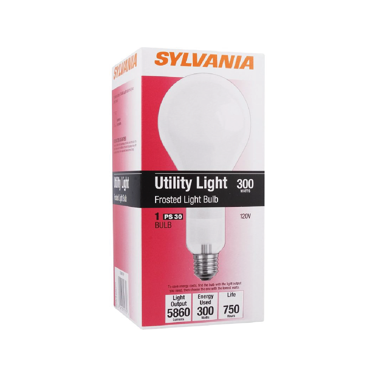 SYLVANIA INCANDESCENT FROSTED LAMP LIGHT 300W