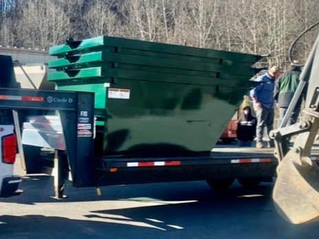 Rugged Steel Works AMERI-KAN 601 High Capacity Sloped Container