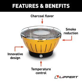 ODYSSEY PORTABLE GRILL-YELLOW