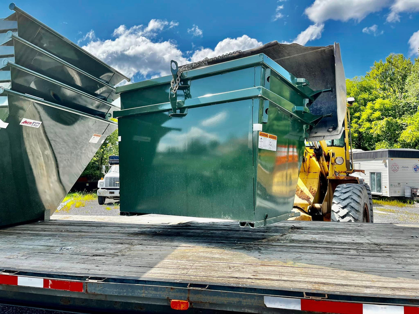 Rugged Steel Works AMERI-KAN 201 Sloped Container
