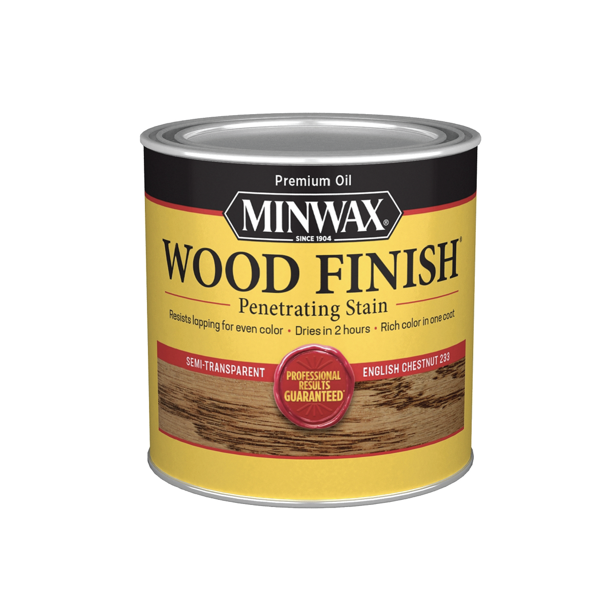 MINWAX WOOD STAIN ENGLISH CHESTNUT FINISH 1/2PINT
