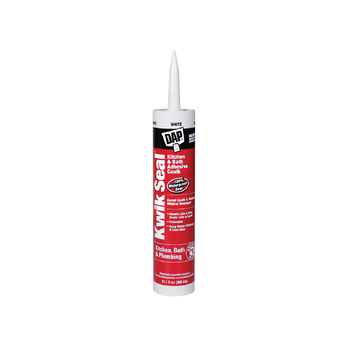 DAP KWIK SEAL ADHESIVE WHITE CAULK
