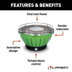 ODYSSEY PORTABLE GRILL-GREEN