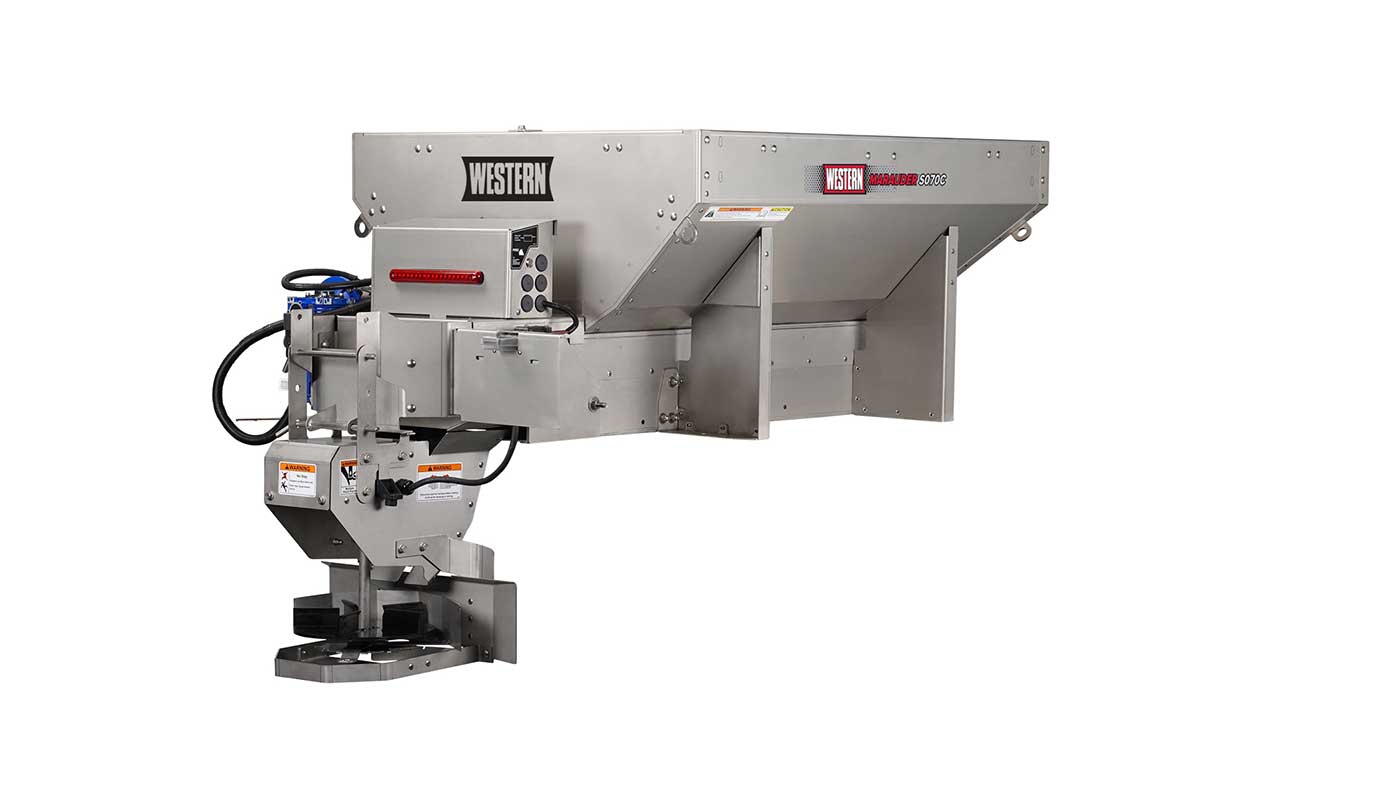 WESTERN® MARAUDER™ Compact Stainless Steel Hopper Chain Drive Spreader