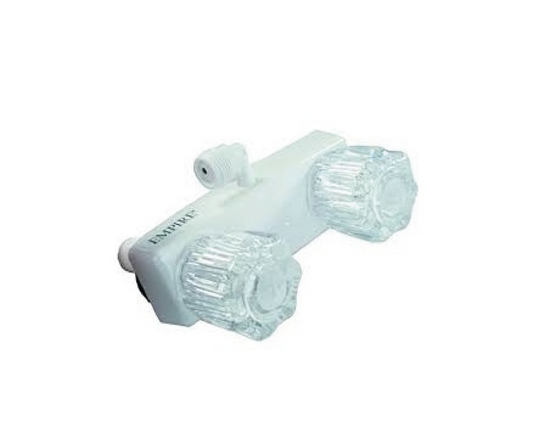 4IN EMPIRE RV SHOWER VALVE WHITE