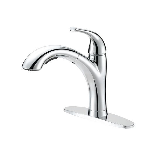 BOSTON HARBOR PULL-OUT KITCHEN FAUCET-CHROME