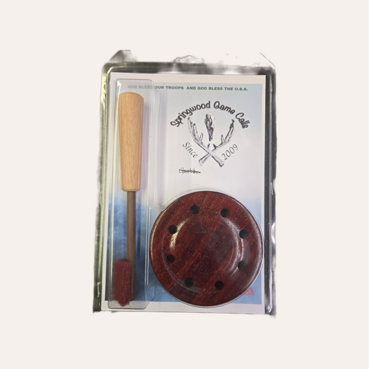 PADAUK POT CERAMIC/GLASS W ROSEWOOD STRIKER