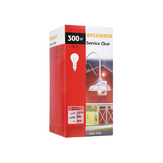 SYLVANIA INCANDESCENT LAMP LIGHT C9 FILAMENT 300W