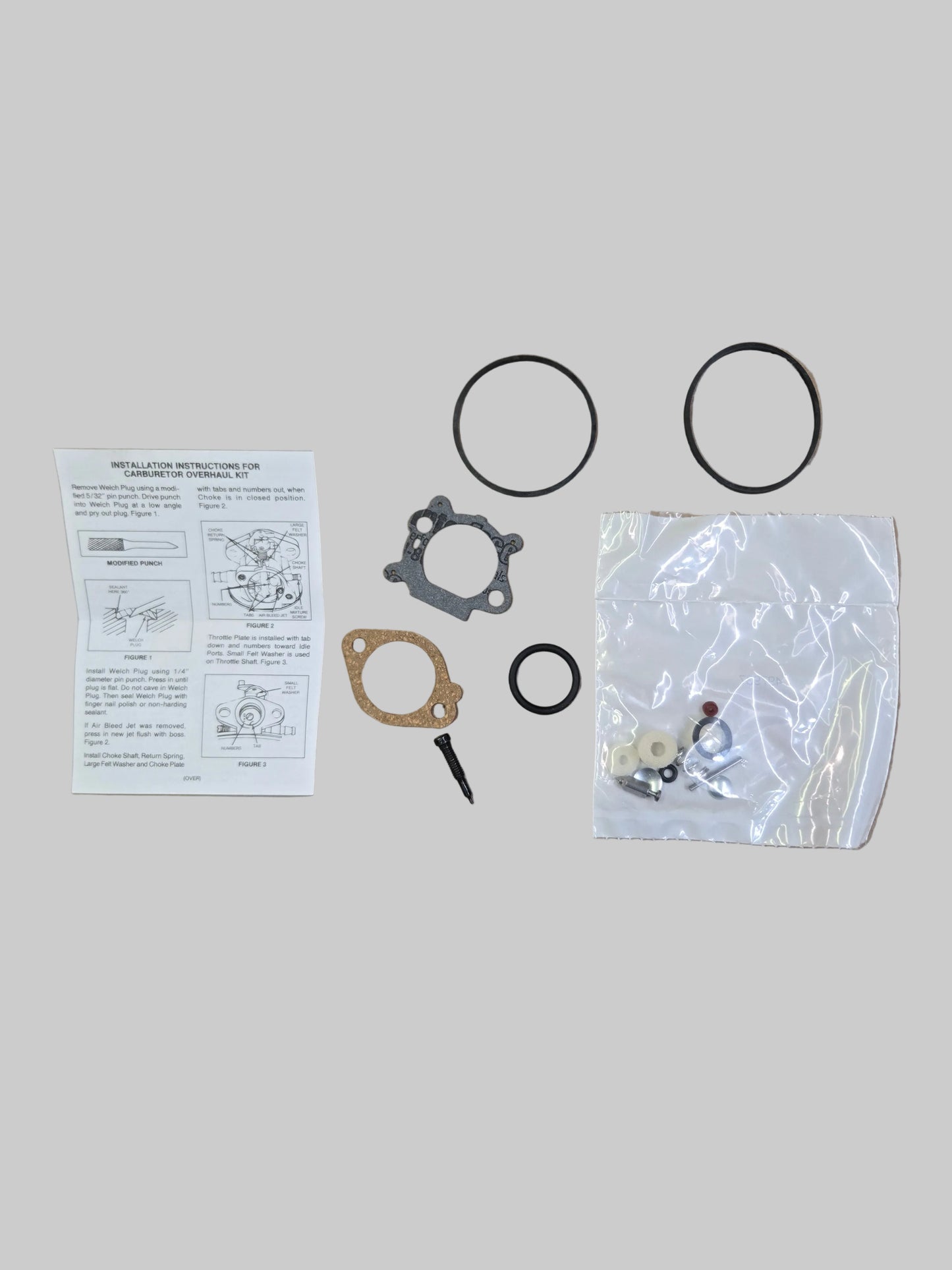 BRIGGS AND STRATTON CARBURETOR KIT-498260