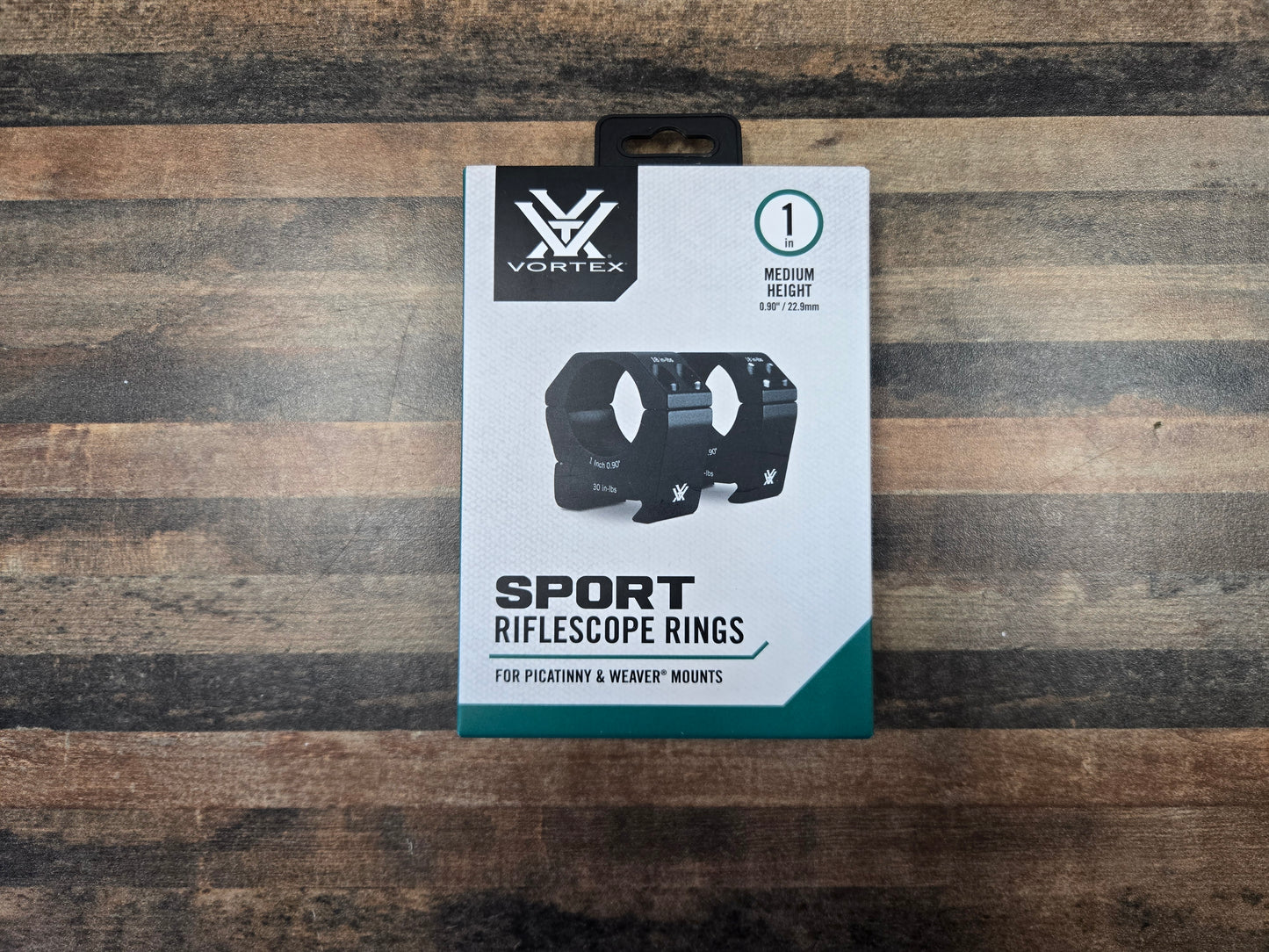 VORTEX SPORT RIFLESCOPE RINGS 1in MEDIUM