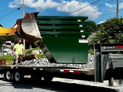Rugged Steel Works AMERI-KAN 401 High Capacity Sloped Container