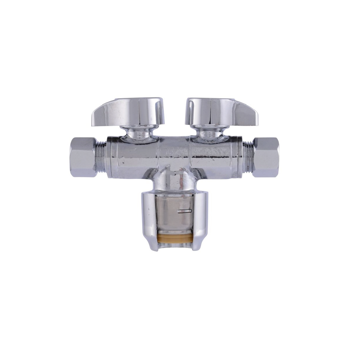SharkBite 1/2in x 3/8in Dual Shut-Off Valve