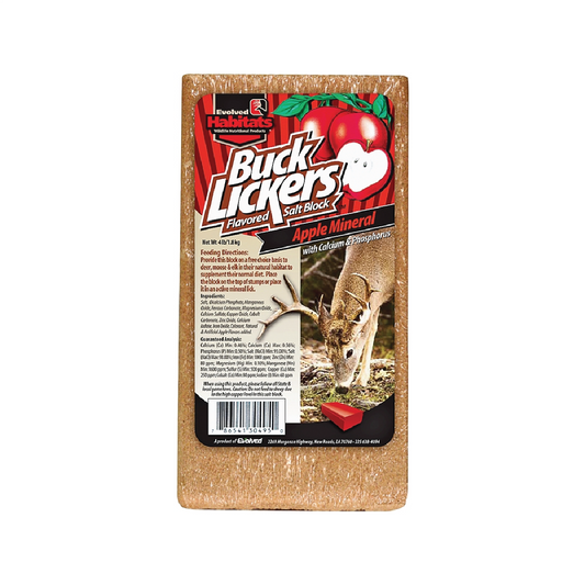 BUCK LICKERS APPLE FLAVOR MINERAL BLOCK