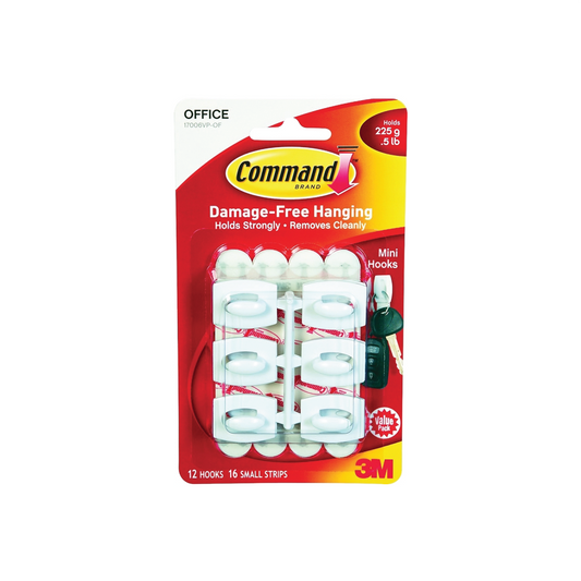 COMMAND 17006 VALUE PACK ADHESIVE HOOKS