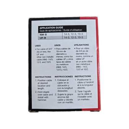 GARDNER BENDER NM CABLE STAPLES
