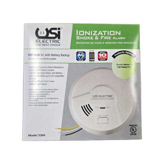 USI ELECTRIC SMOKE AND FIRE ALARM