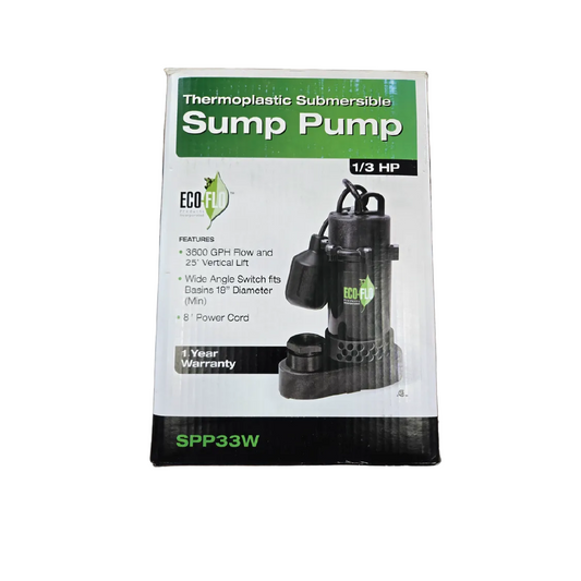 SPP33W 1/3HP SUMP PUMP